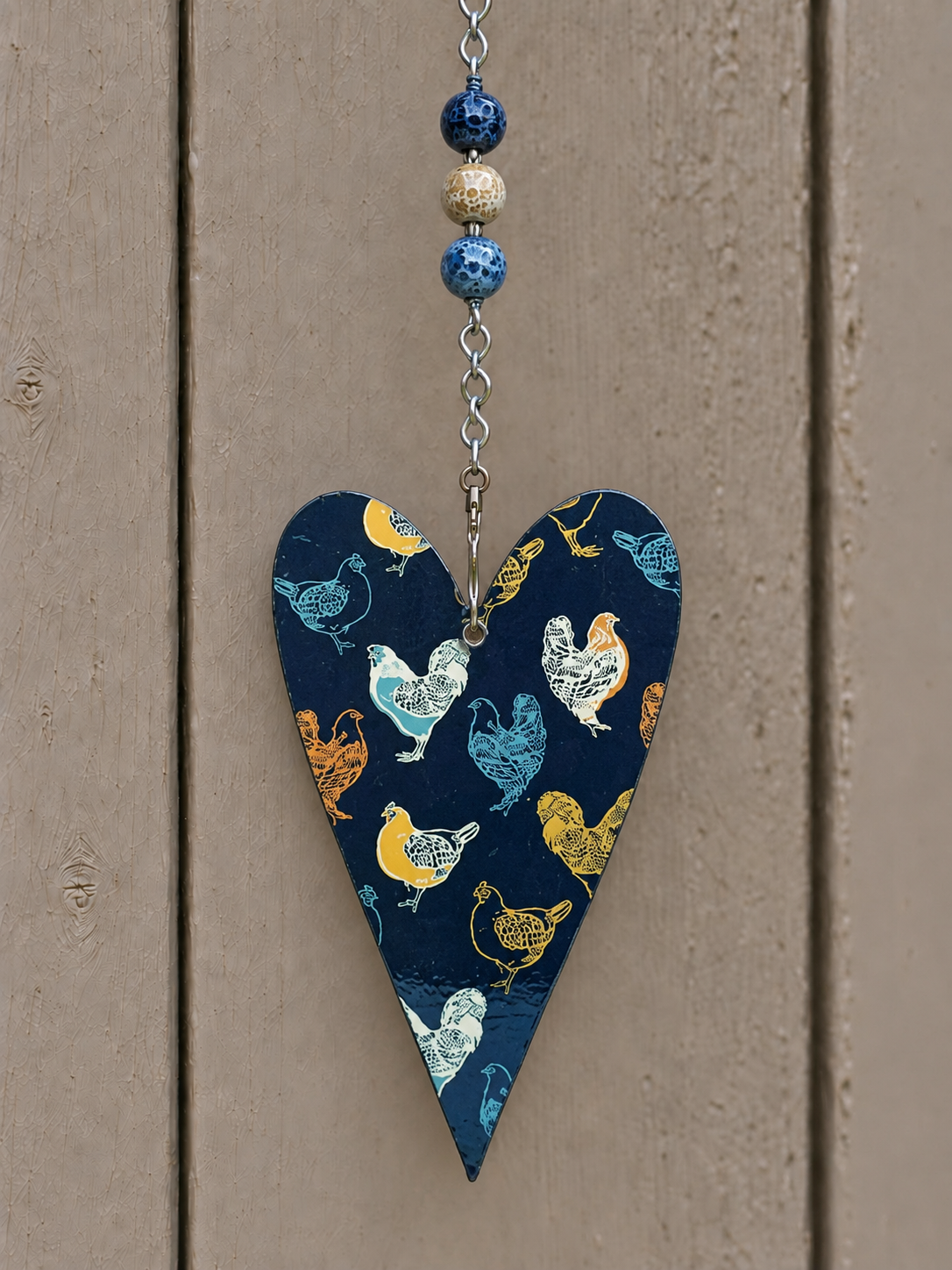Farmhouse Chicken Garden Hearts