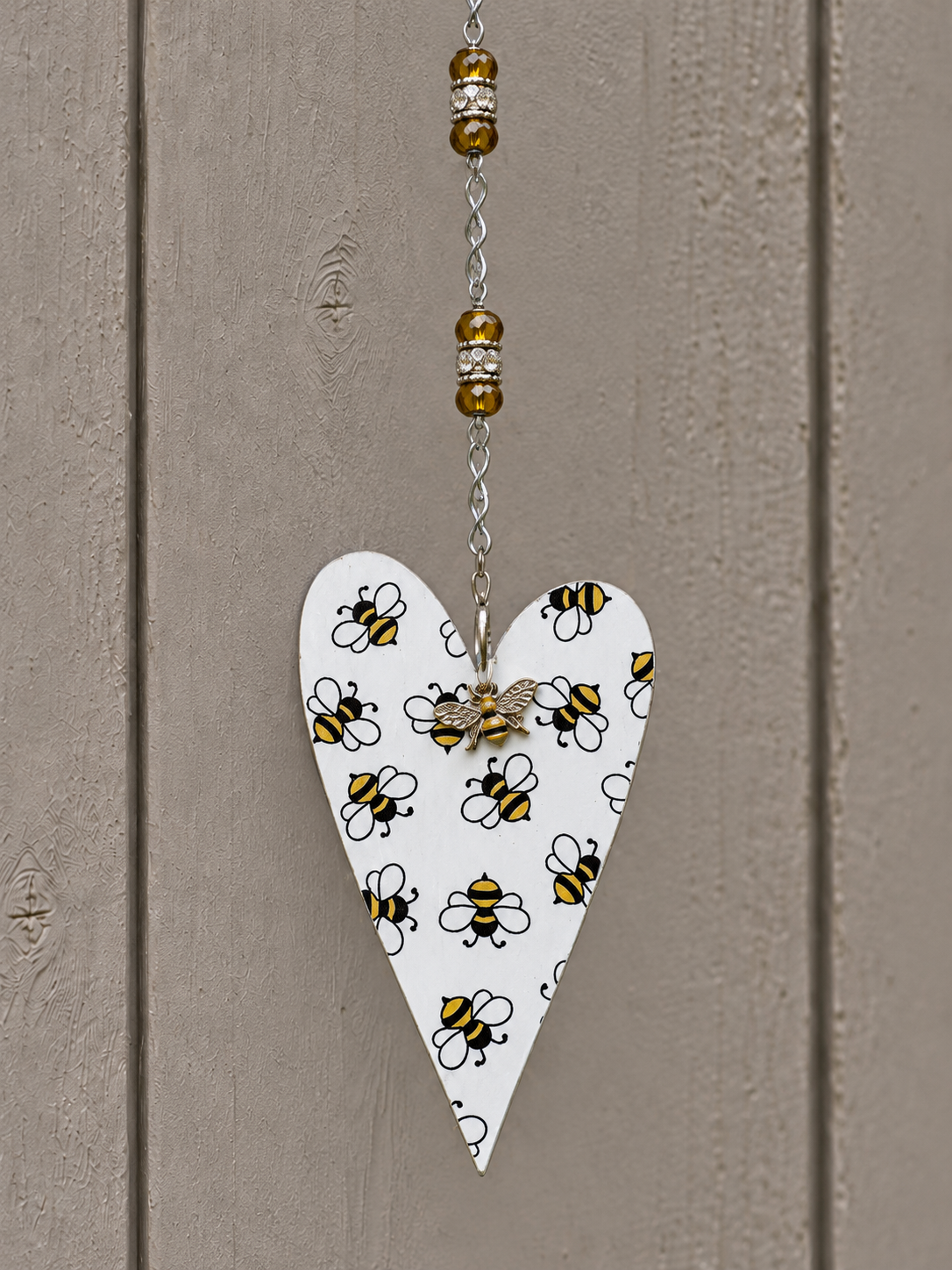 Busy Bees Garden Heart
