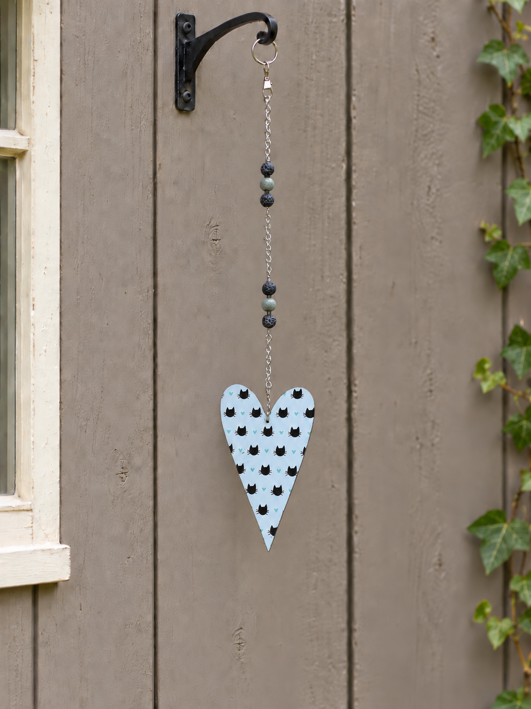Kitty Cat Love Garden Heart
