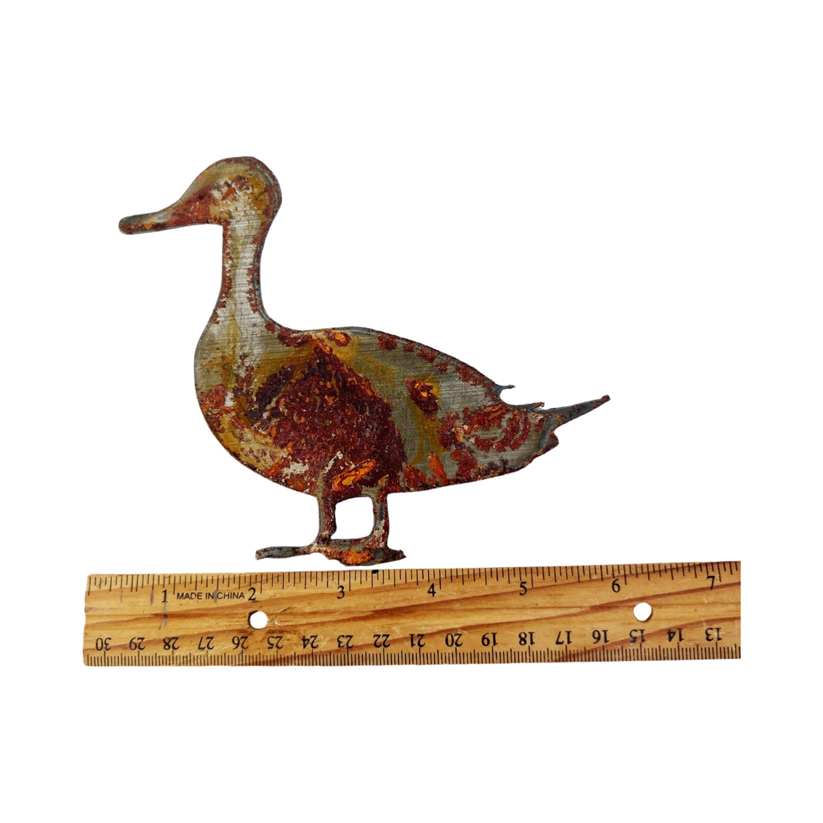Set of 6 Rusted Metal Duck Cutouts – Clearance