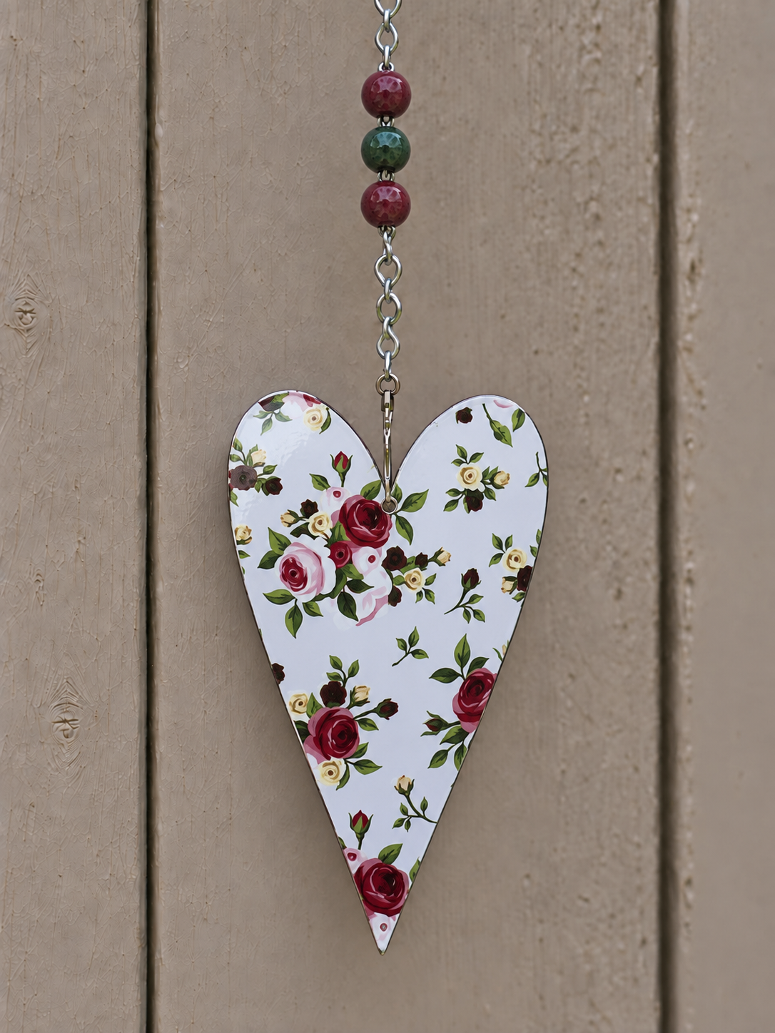 Vintage Roses Garden Heart