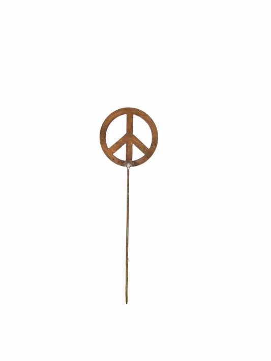 Peace Symbol Garden Pick
