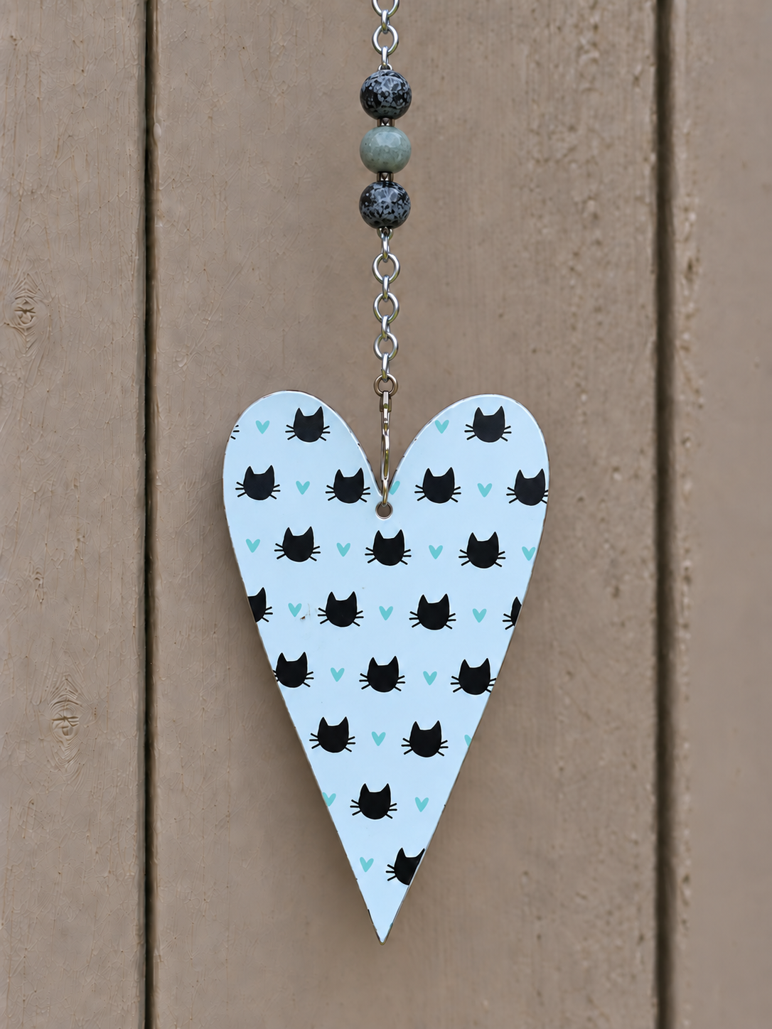 Kitty Cat Love Garden Heart