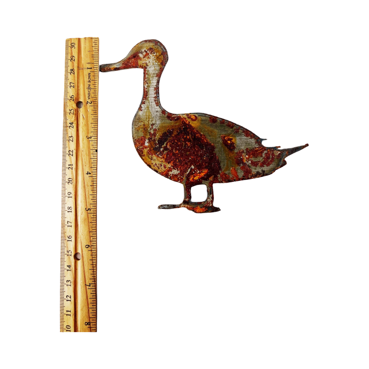 Set of 6 Rusted Metal Duck Cutouts – Clearance