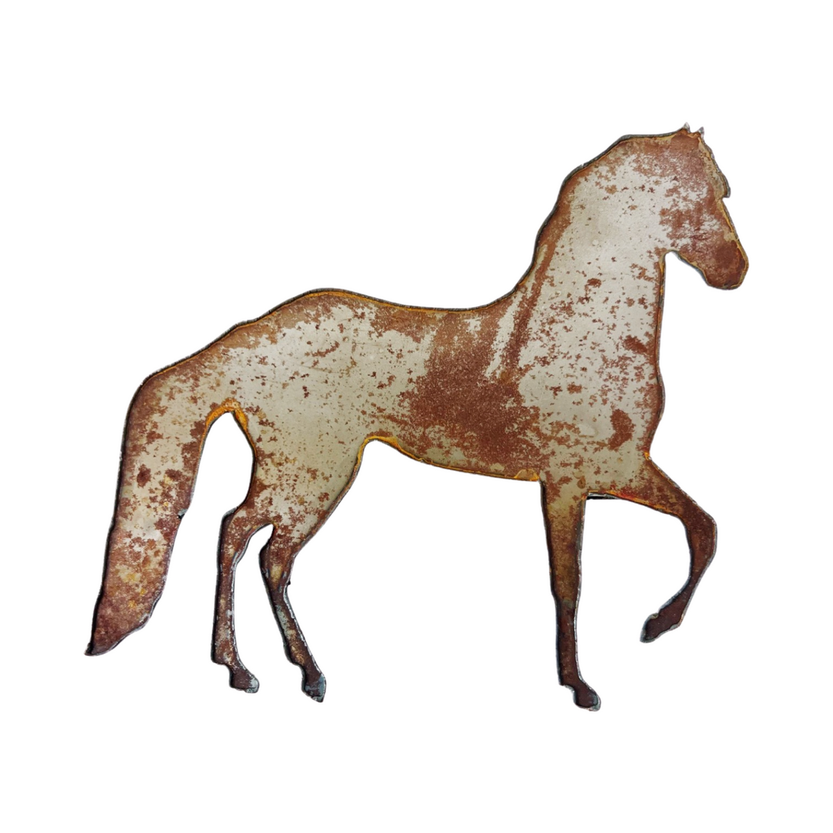 Set of 4 Rusted Metal Horse Cutouts – Clearance kit
