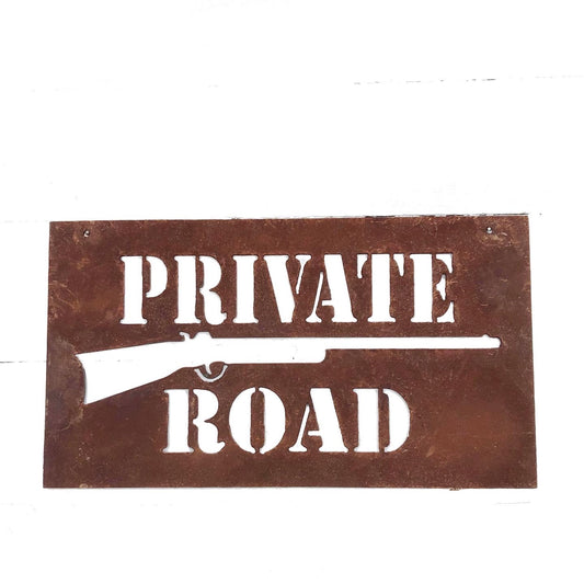 Private Road Sign