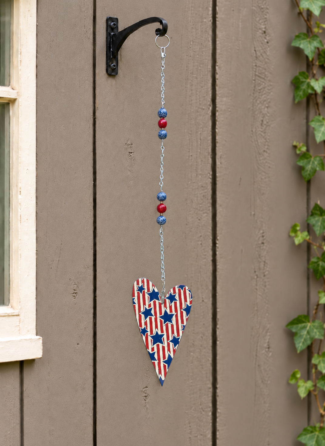 Stars and Stripes Garden Heart