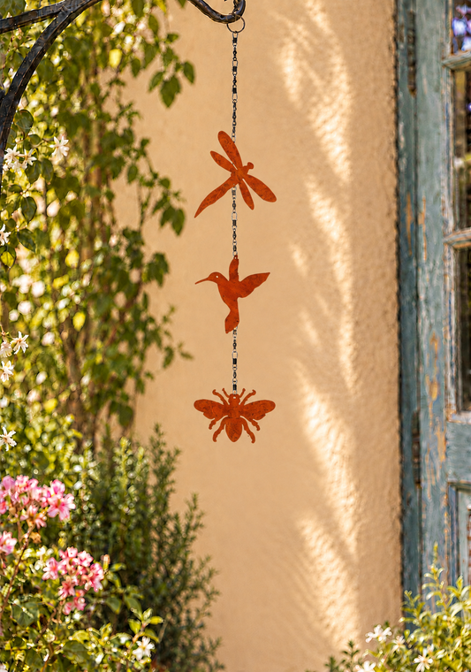 Dragonfly, Hummingbird & Victorian Bee Breeze Dancer