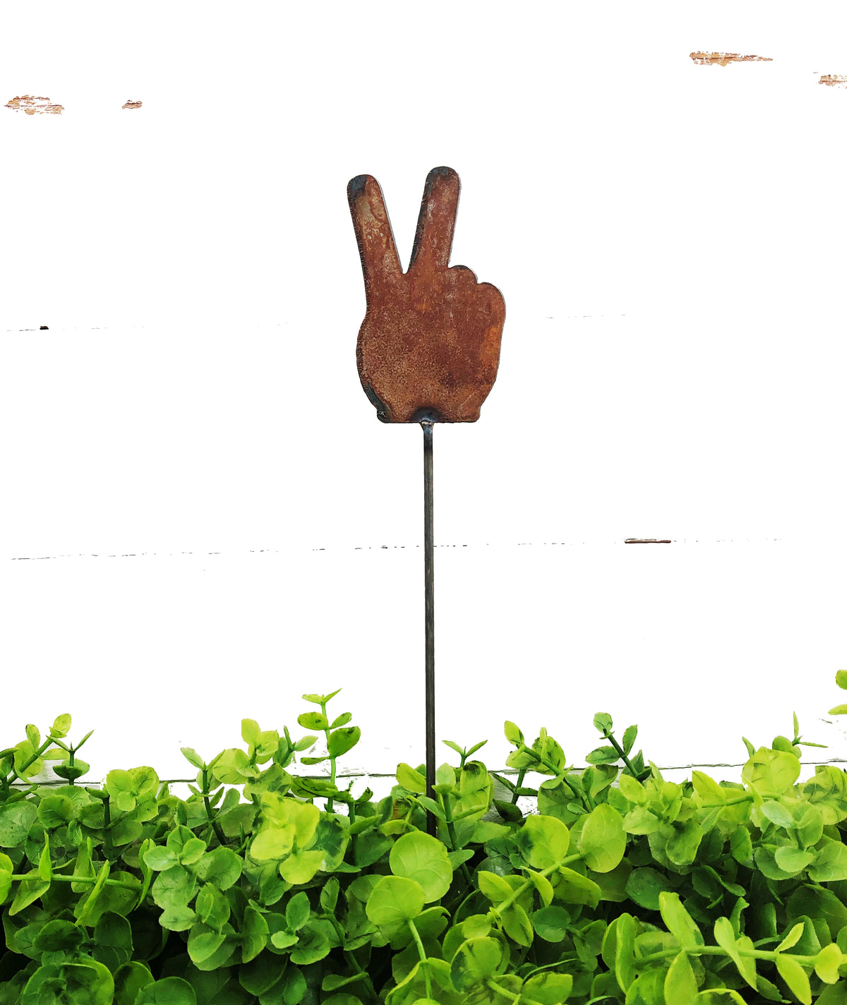 Peace Hand Garden Pick